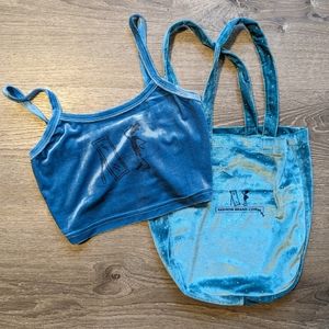Fashion Brand crop top and tote